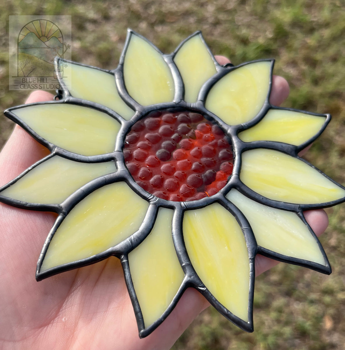 Sunflower Suncatcher Stained Glass Napkin Holder 